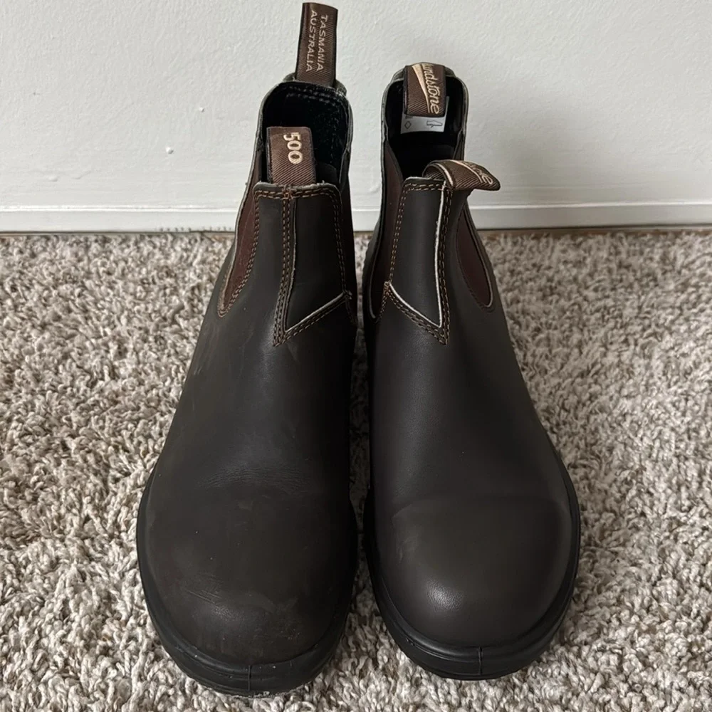 Blundstone 8.5 Original 500 Chelsea Men's Brown Leather Boots